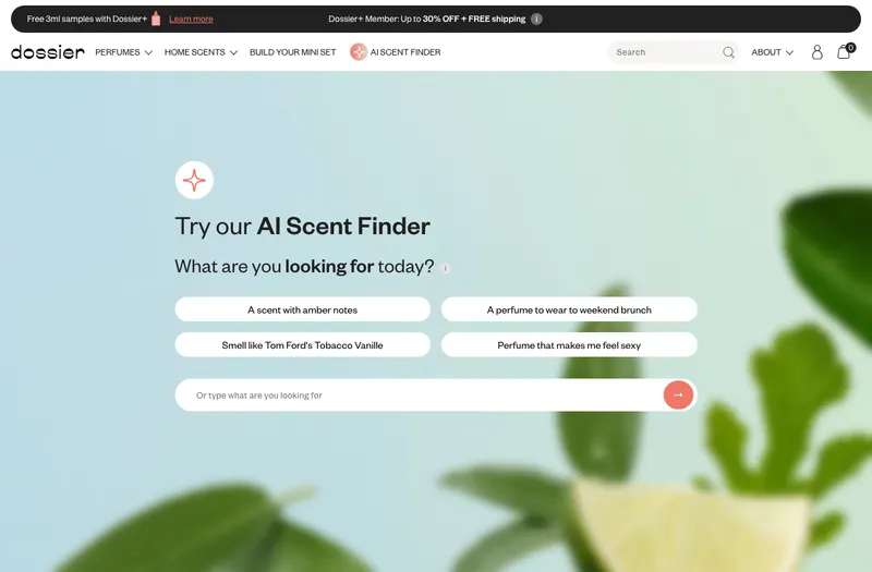 Dossier website preview